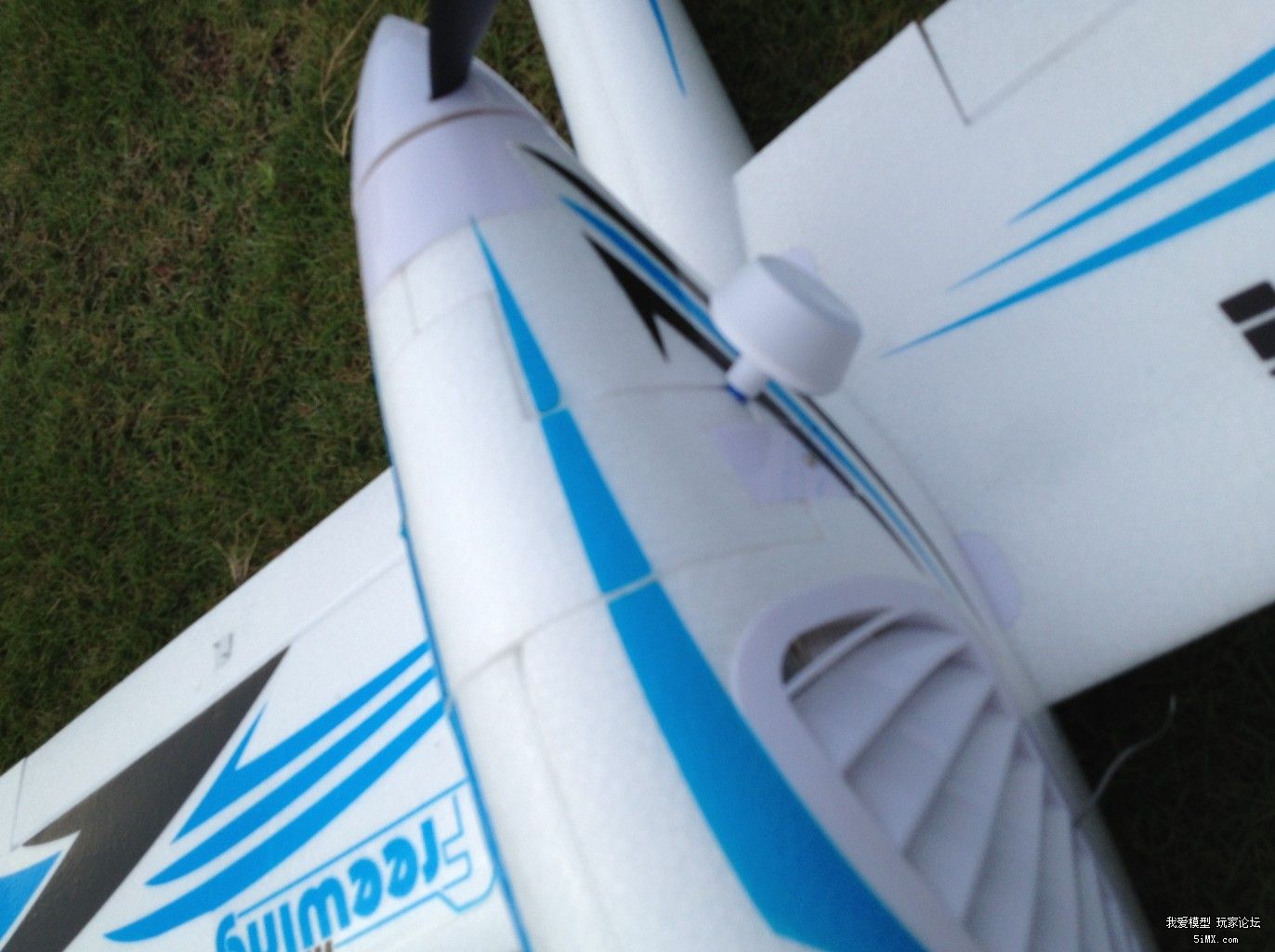飞翼模型freewing 双动力可选滑翔机 海鸥 fpv爽飞 图像非常稳定 画面