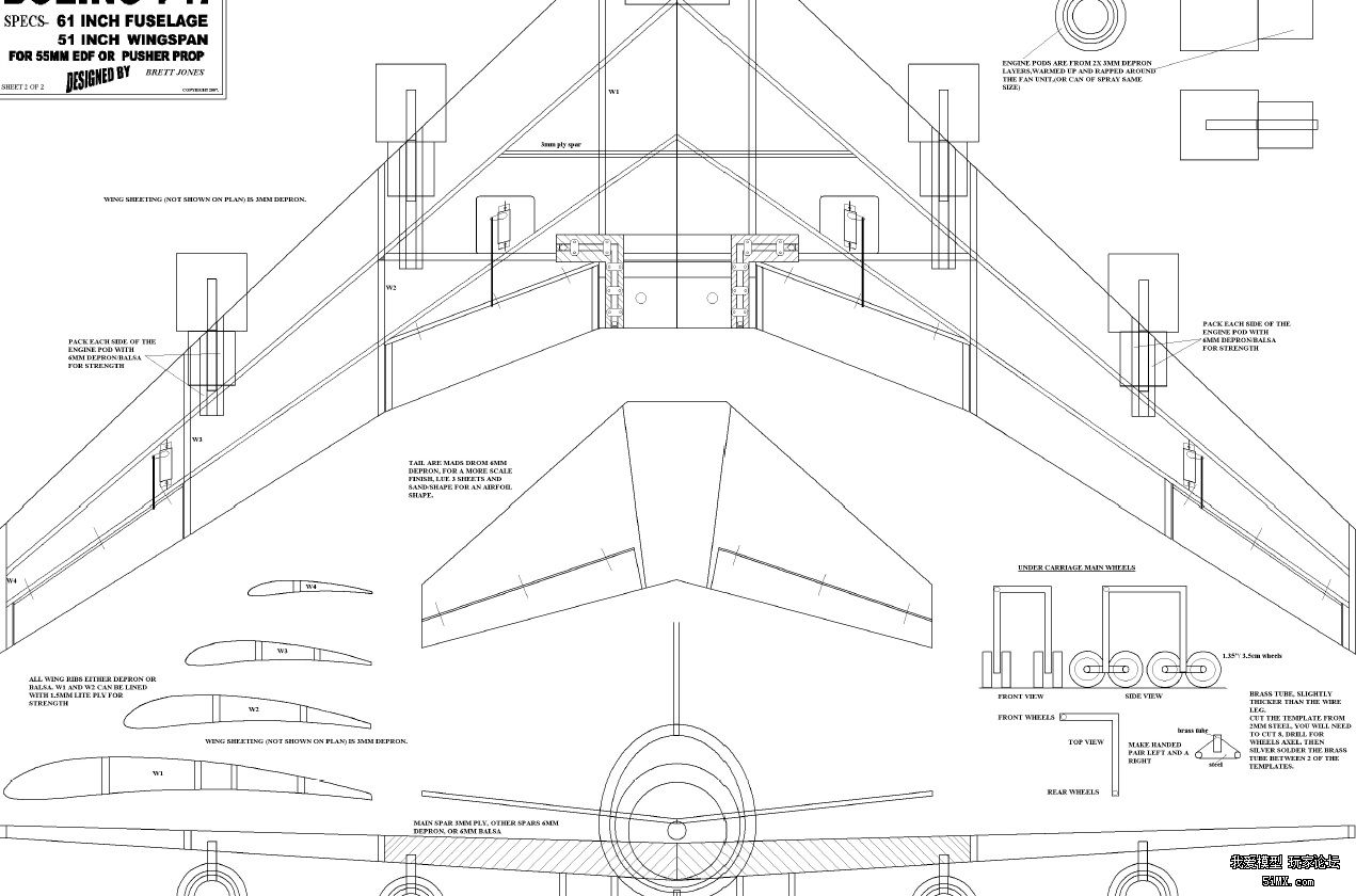 波音图纸,pdf格式 - 模型配件,模拟器综合讨论区-.