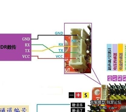 关于apm 数传 osd 接线图,帮忙看看