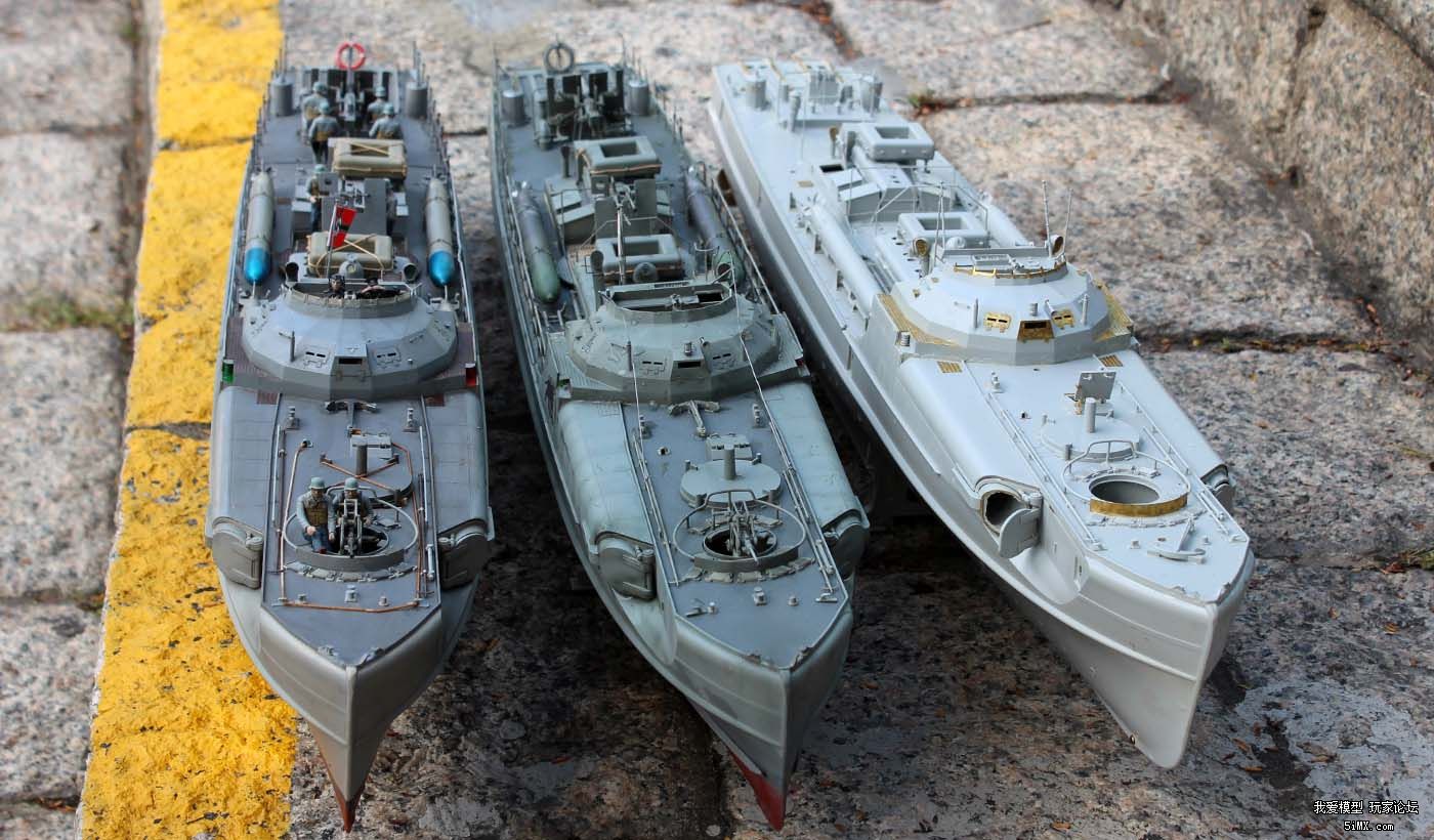合肥rc,德海军1/35 s-100鱼雷艇,后面有视频