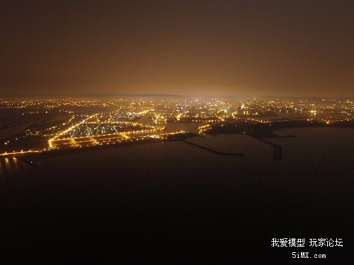 台湾台湾安平港,夜景分享