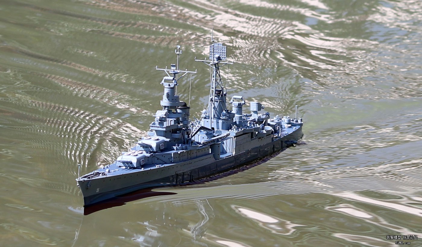 1:350 美军二战巡洋舰 uss indianapolis ca-35