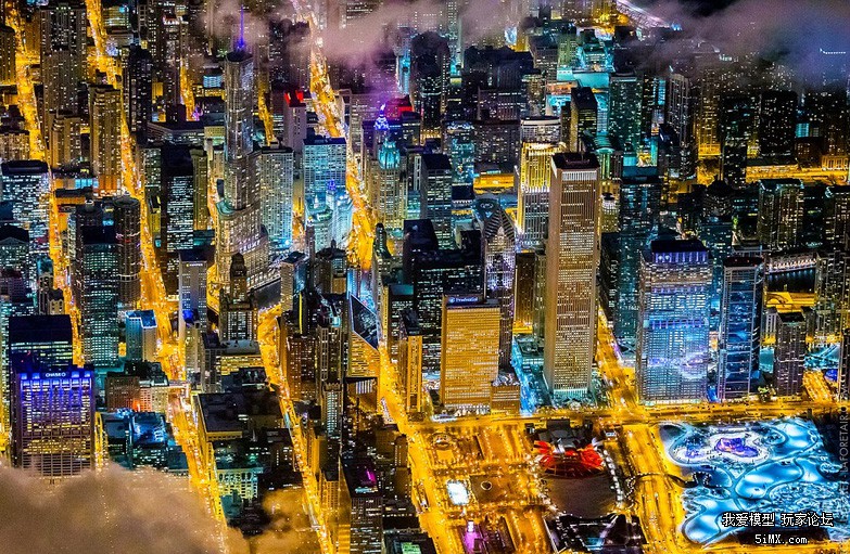 摄影师航拍世界十大城市夜景