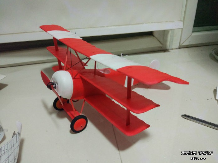 【爱因制造】fokker dr1(福克dr1)红色男爵3翼机