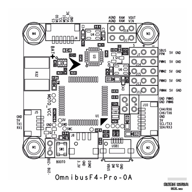 大家拿到f4飞控 完全不会接线  我现在有空就做个接线图片