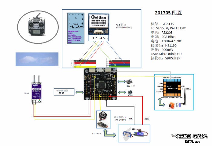 tx5 gps接线图