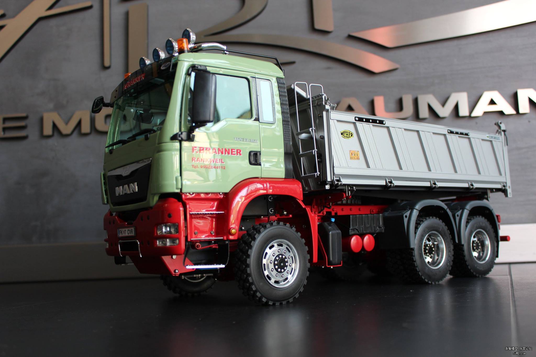 man 6x6三向自卸车美图