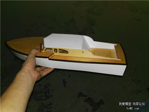 自制木质游艇
