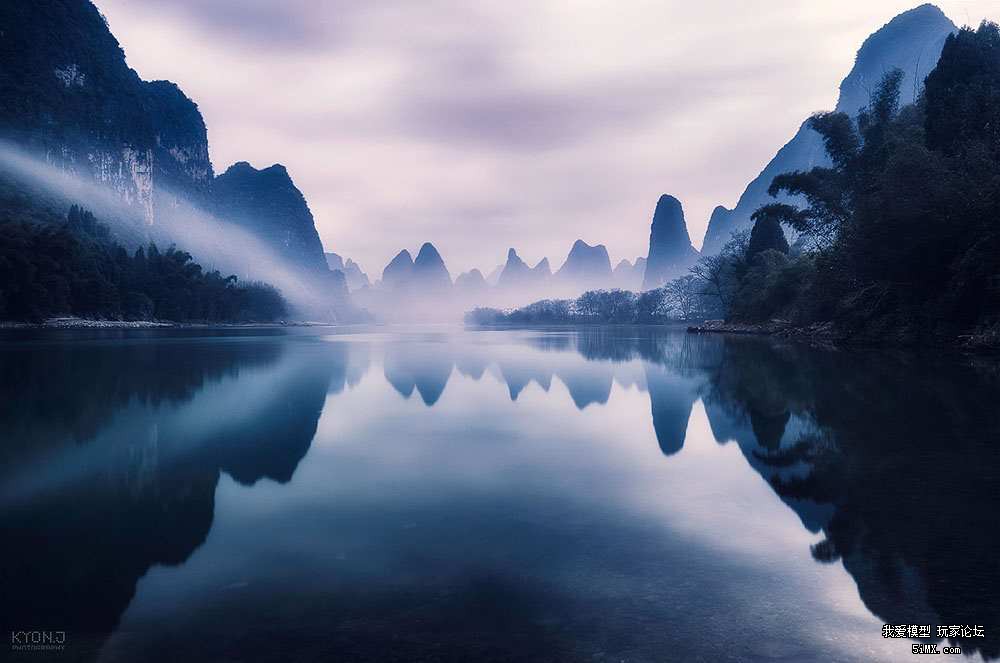 柔和美丽的桂林美景摄影欣赏
