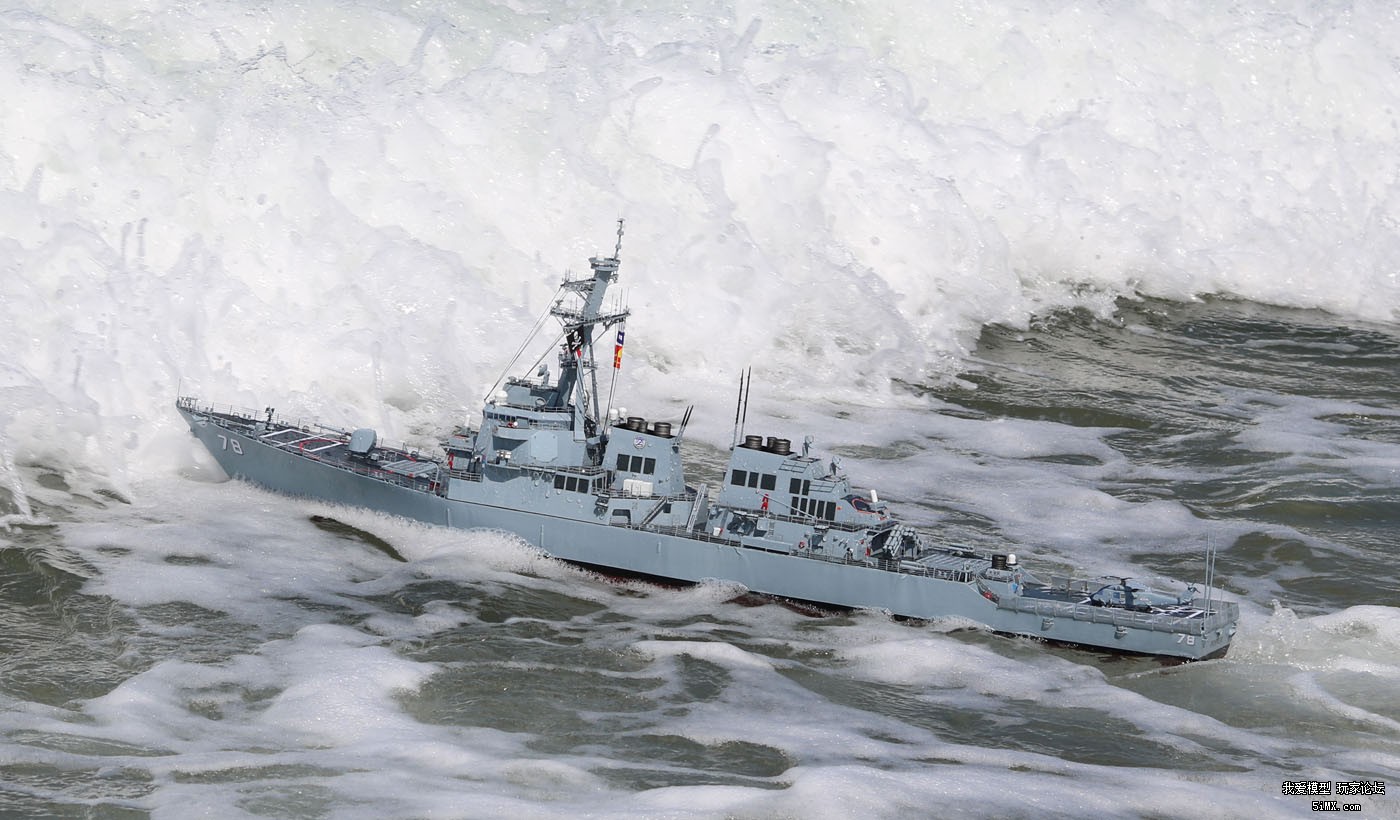 1:128 美国伯克一型驱逐舰 ddg-78 porter - 像真船模讨论区-5imx.