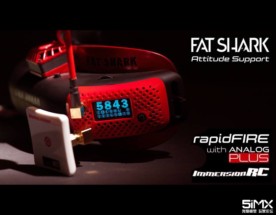 新品介绍]ImmersionRC rapidFIRE PLUS Goggle Receiver Module 肥鲨