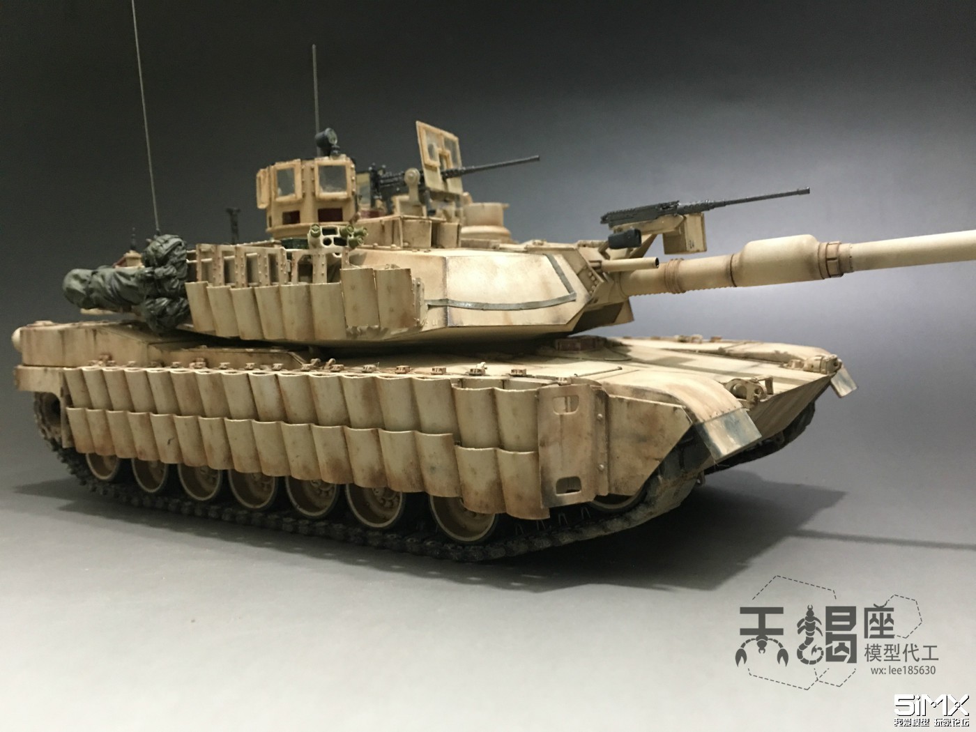 现代美军主战坦克 m1a2 sep tusk ii - 静态模型-5imx.