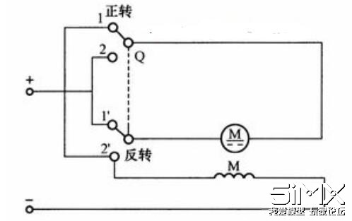串励直流电动机刀开关正反转控制电路接线图-1.jpg