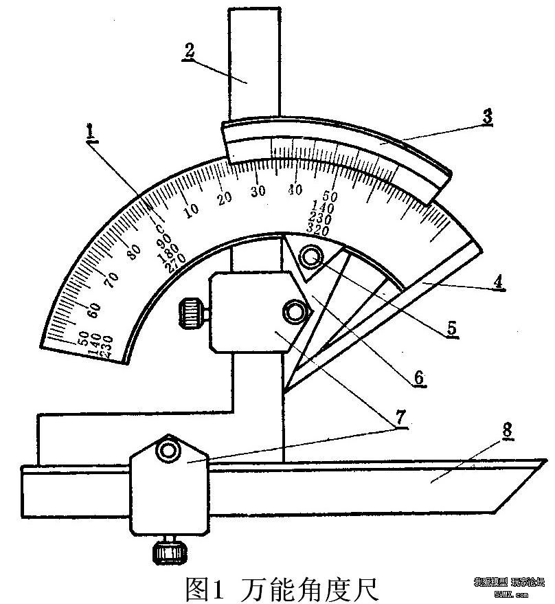 万能角度尺使用说明书