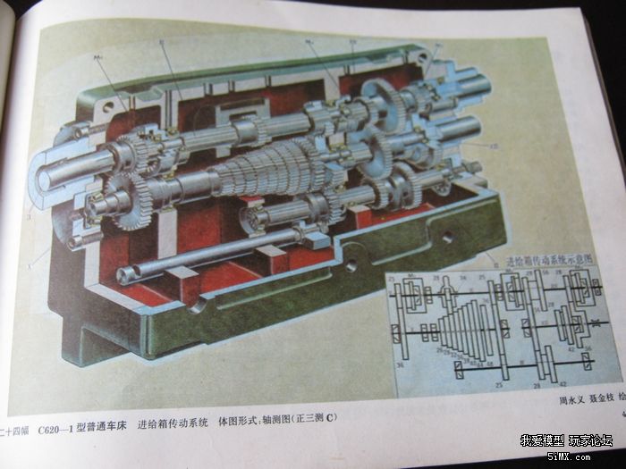 c620-1车床挂图