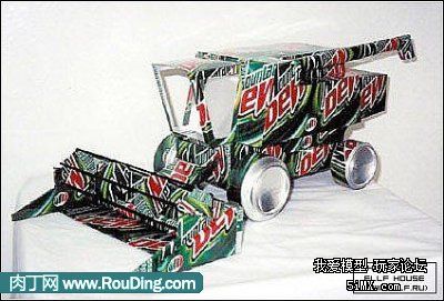 易拉罐制作的模型玩具大全
