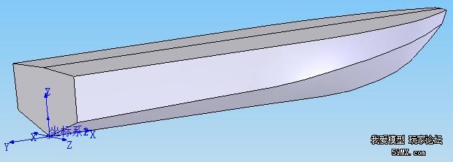 solidworks在船模设计中的应用(含船底曲面展开)